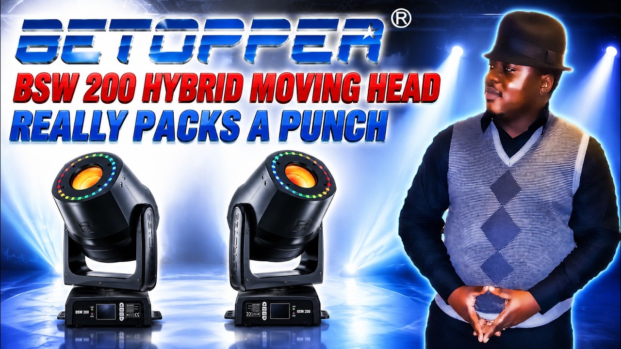 The Betopper BSW 200 Hybrid Moving Head Packs a Punch