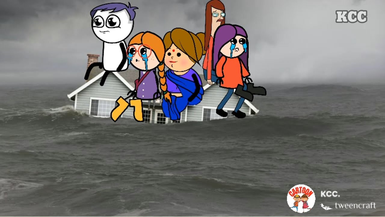 ஒரு நாள் அலைகள் சீறுமே இணைந்தே எம்மை காத்திடுவோம் |kanyakumari cartoon creator| bomma padam| poomari