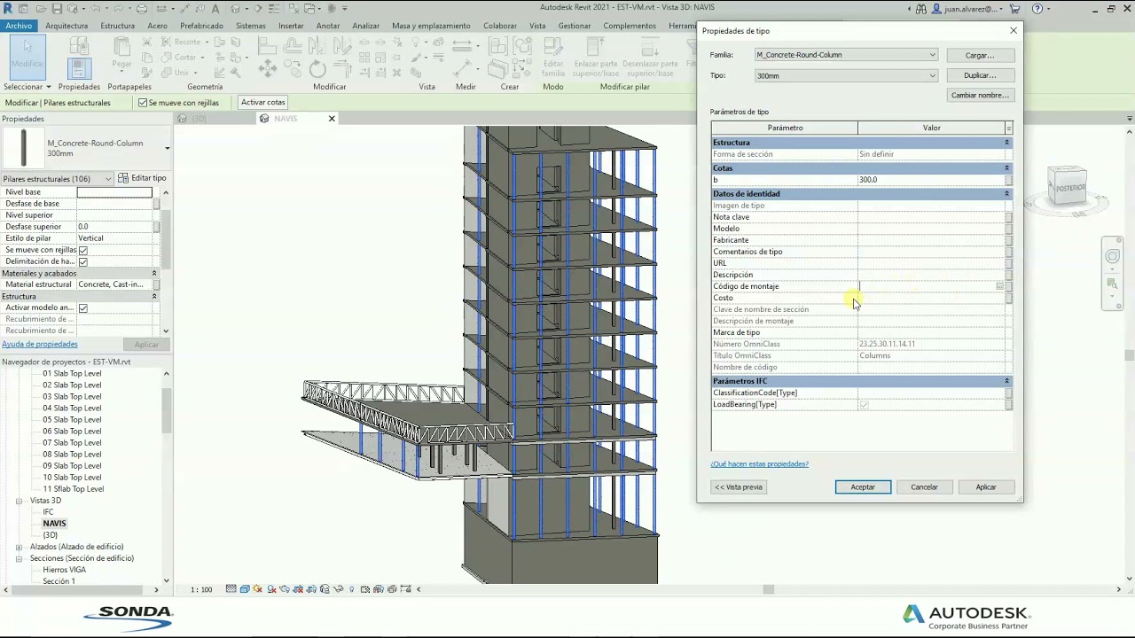 8 - Cuantificación de modelos en navisworks