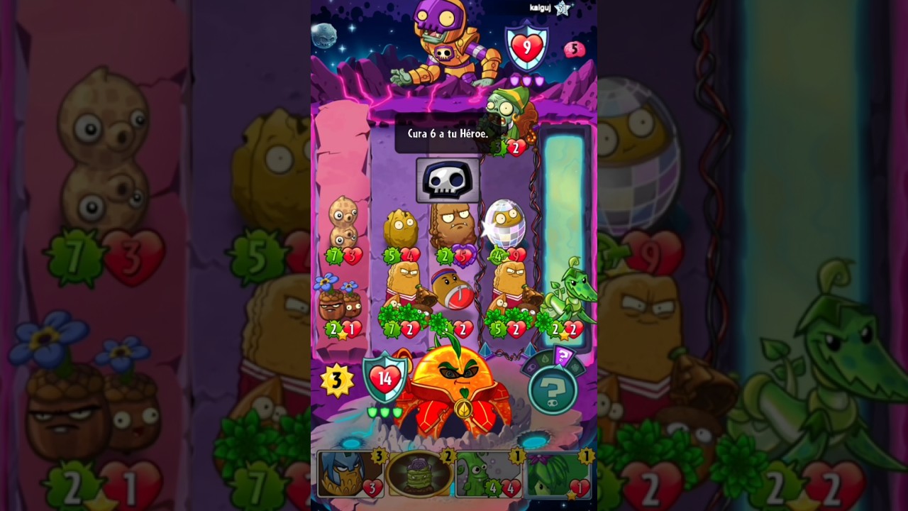 GLADIADOR PLANETARIO+HUÍDA A TRAVÉS DEL TIEMPO= PROBLEMA 😵‍💫 #pvzheroes #pvzgameplay #plantsvszombie