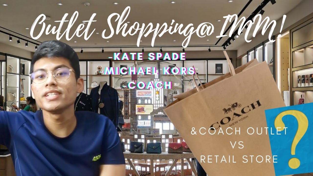 IMM Singapore Shopping Vlog| Coach Outlet Vs Retail Store
