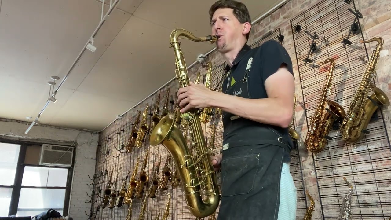 This Conn 10M Tenor Saxophone Plays so killer! www.newyorksax.com
