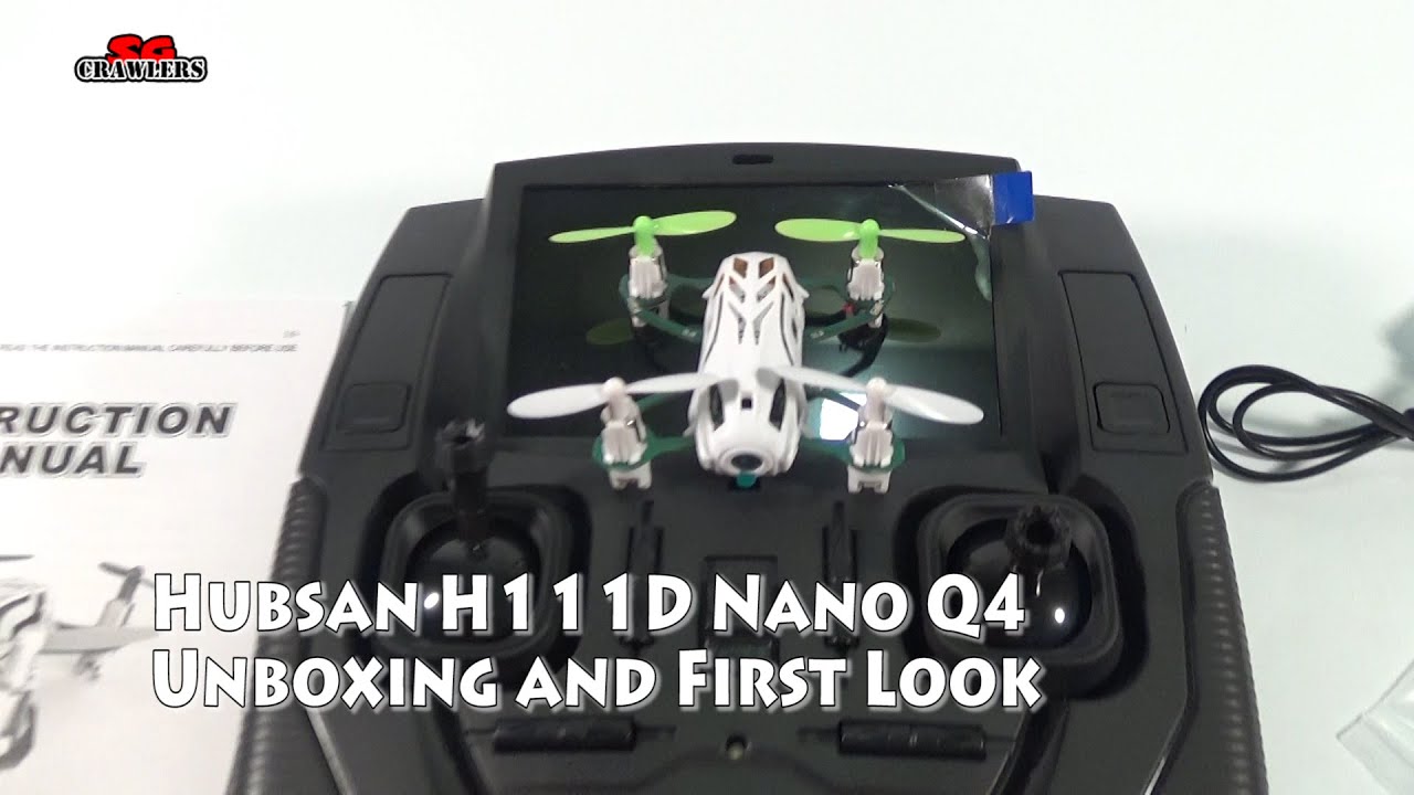 Hubsan H111D Nano Q4 5.8G FPV With 720P HD Camera RC Quadcopter RTF Unboxing and First Look