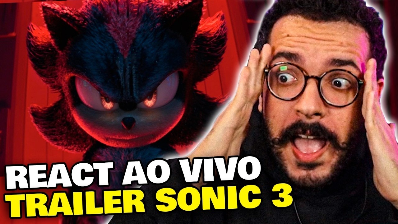 REACT (ao vivo) SONIC 3: O FILME - TRAILER OFICIAL DUBLADO | Cortes do Imaginago