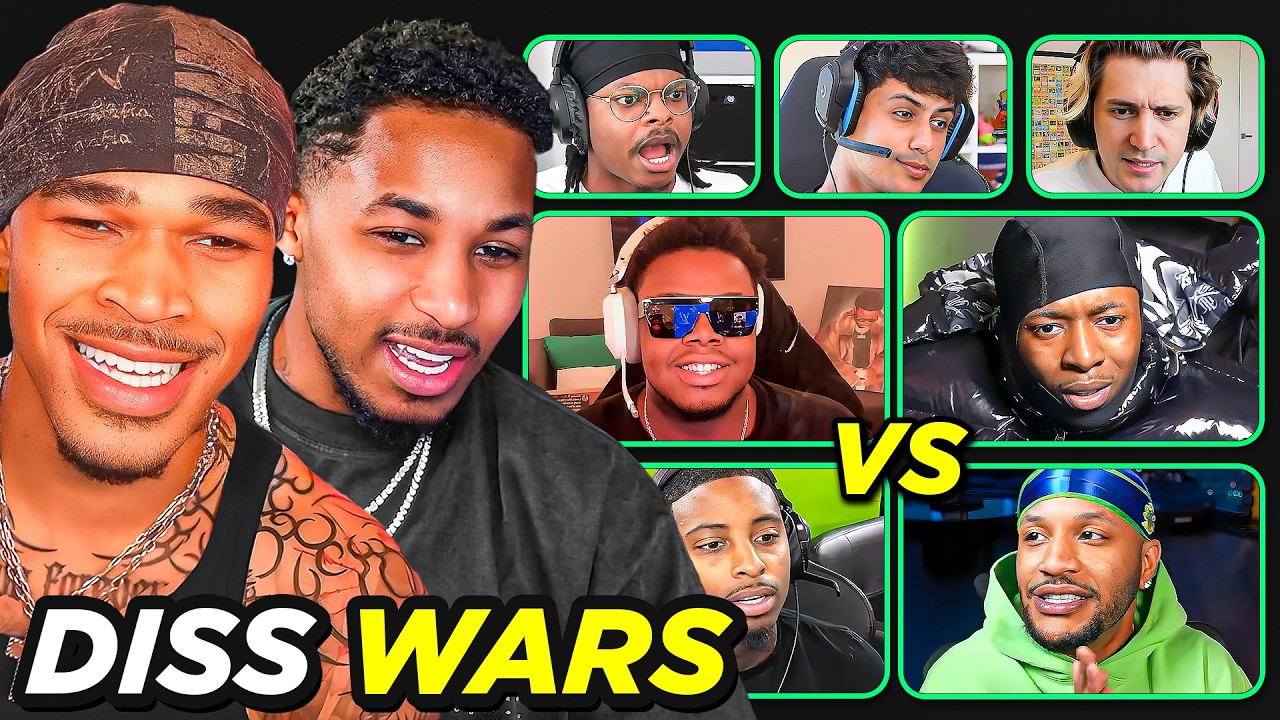 STREAMER DISS WARS GOT TOXIC! (ft. Plaqueboymax, Cuffem, Reggie, xQc, FunnyMike & More!)