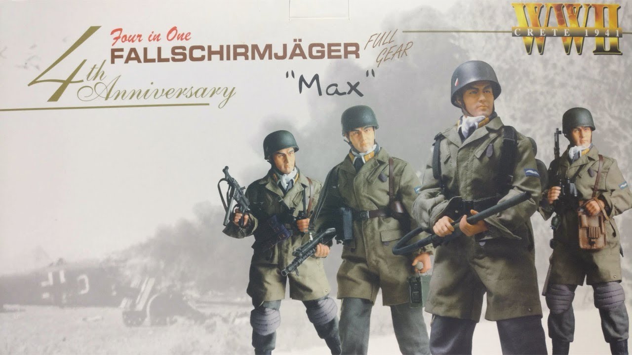"FALLSCHIRMJAGER" COLLECTOR'S REVIEW FOUR DRAGON 1/6TH WWII GERMAN PARATROOPER ACTION FIGURES!