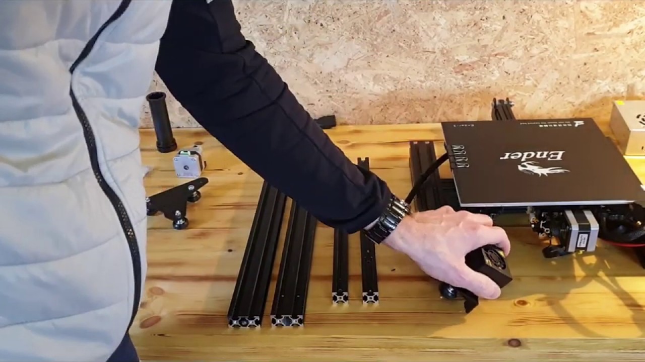 Składanie drukarki 3D Creality ender3 + pierwszy wydruk.