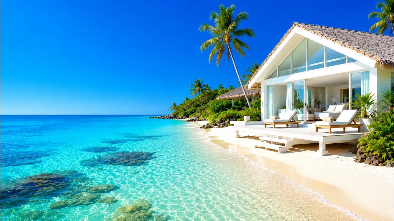Summer Luxury Lounge Chillout Music 🌴 Tropical Beach Resort Ambience for Relaxation