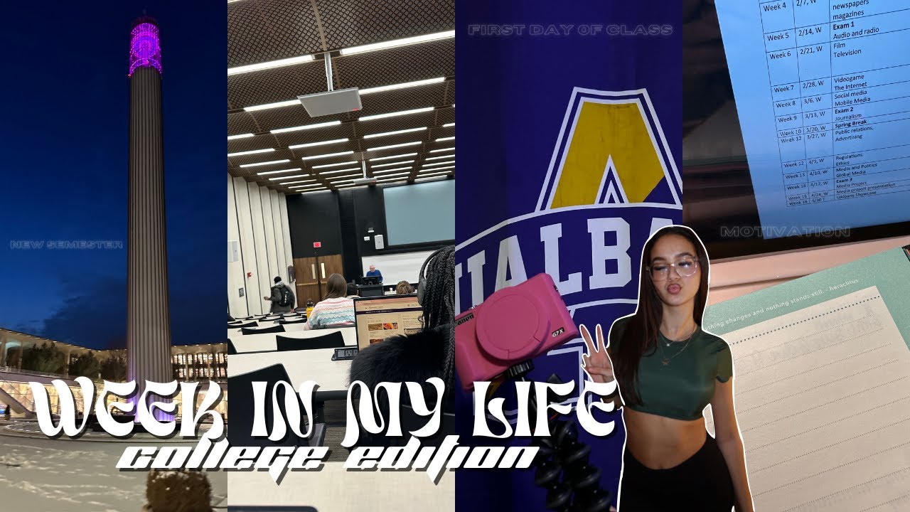 vlog: A WEEK IN MY LIFE *college edition* | ualbany, new semester, grwm for class + more
