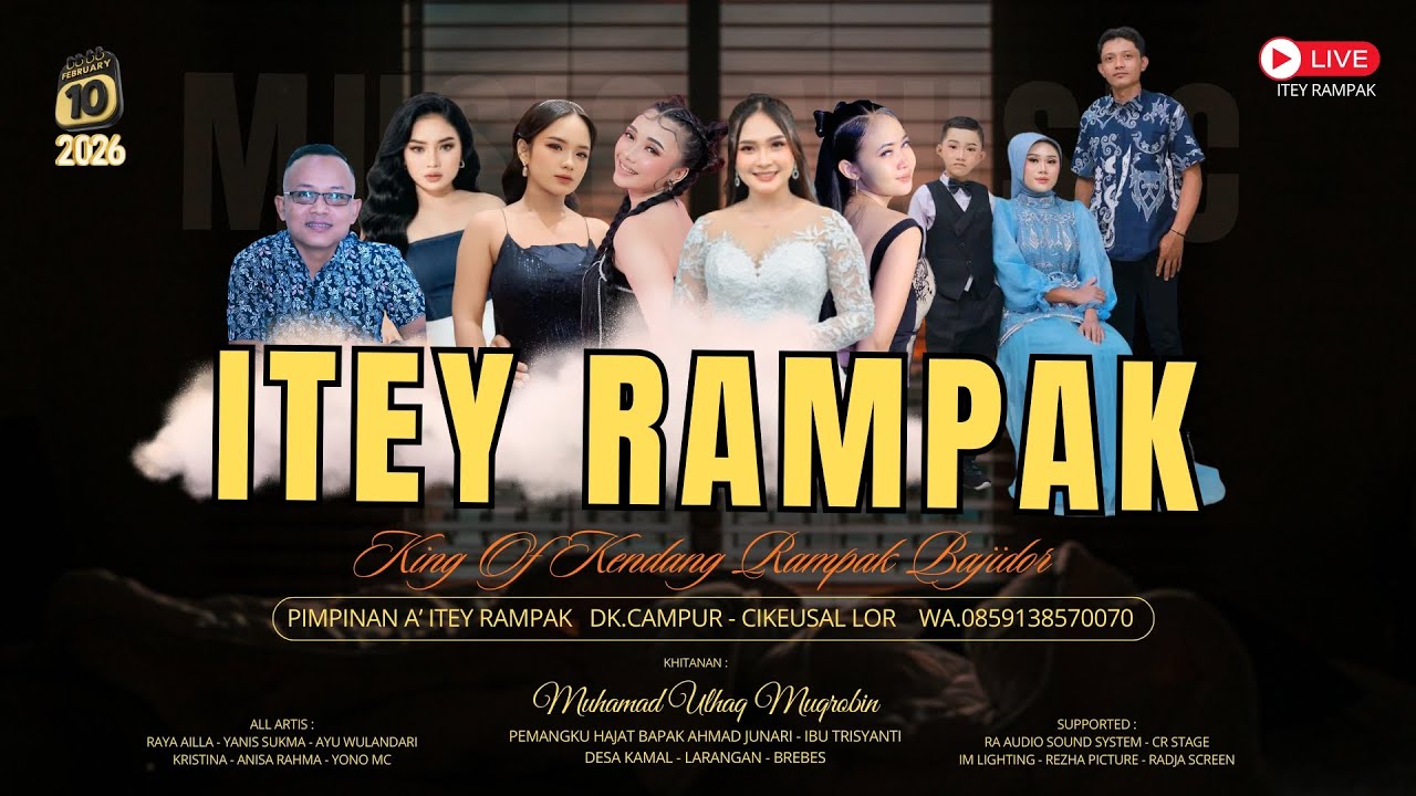 🔴LIVE STREAMING ITEY RAMPAK , DS KAMAL, SELASA 10 FEBRUARI 2026 ( SIANG )