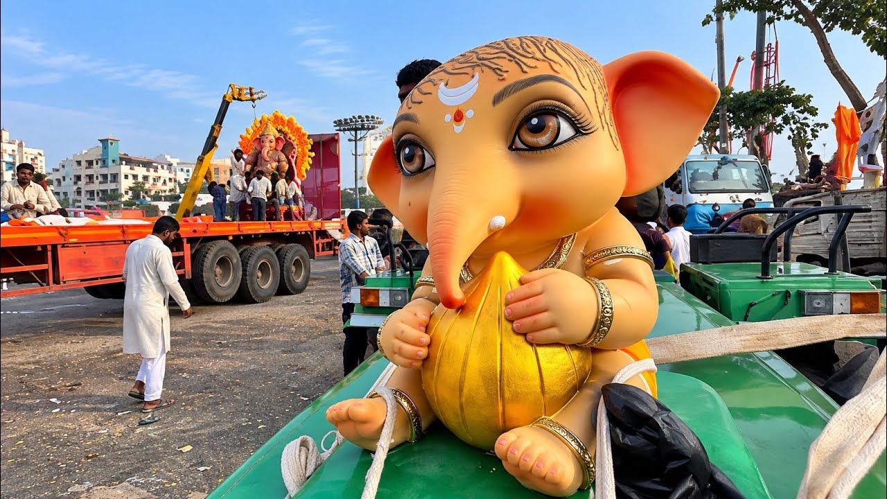 Ganesh Shobhayatra | Big Ganesh Nimmarjanam Hussain Sagar | Hyderabad Ganesh Visarjan 2026