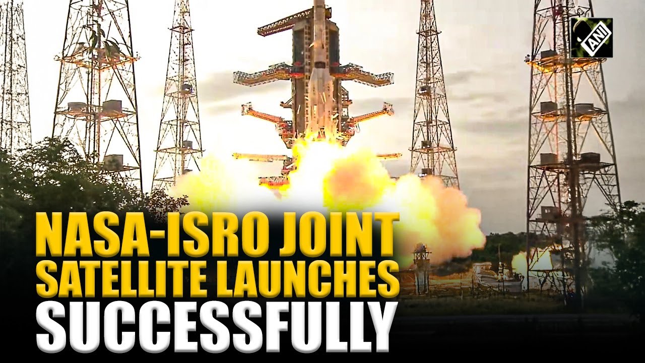 NISAR Satellite successfully lifts off from Sriharikota | ISRO & NASA's historic earth mission