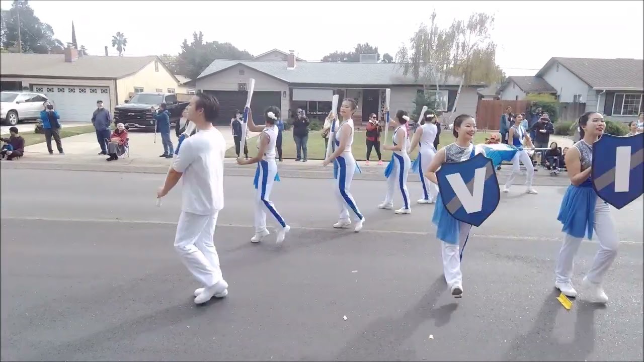 Irvington High School Viking Varsity Marching Band at the 2025 Lincoln Review of Champions