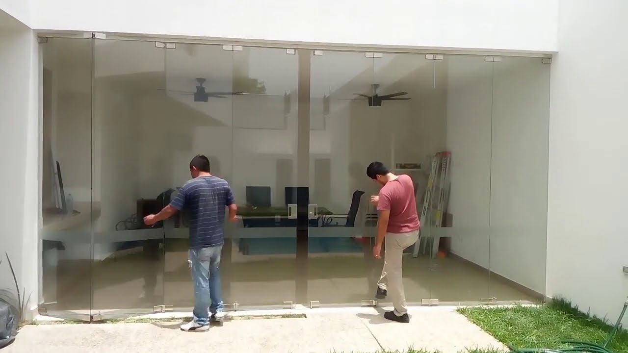 puertas plegadiza de cristal templado CORP. Eurovent