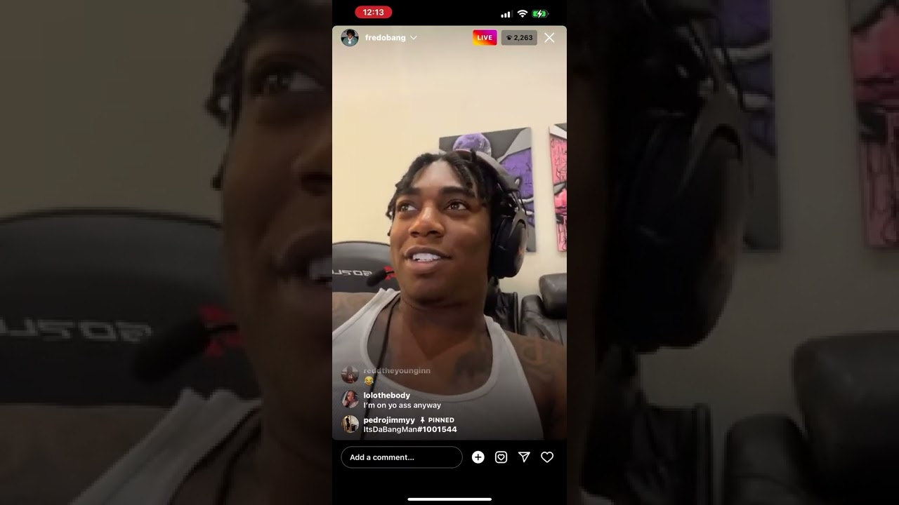 Fredo Bang Live Tells Him About Quando Rondo Being Shot