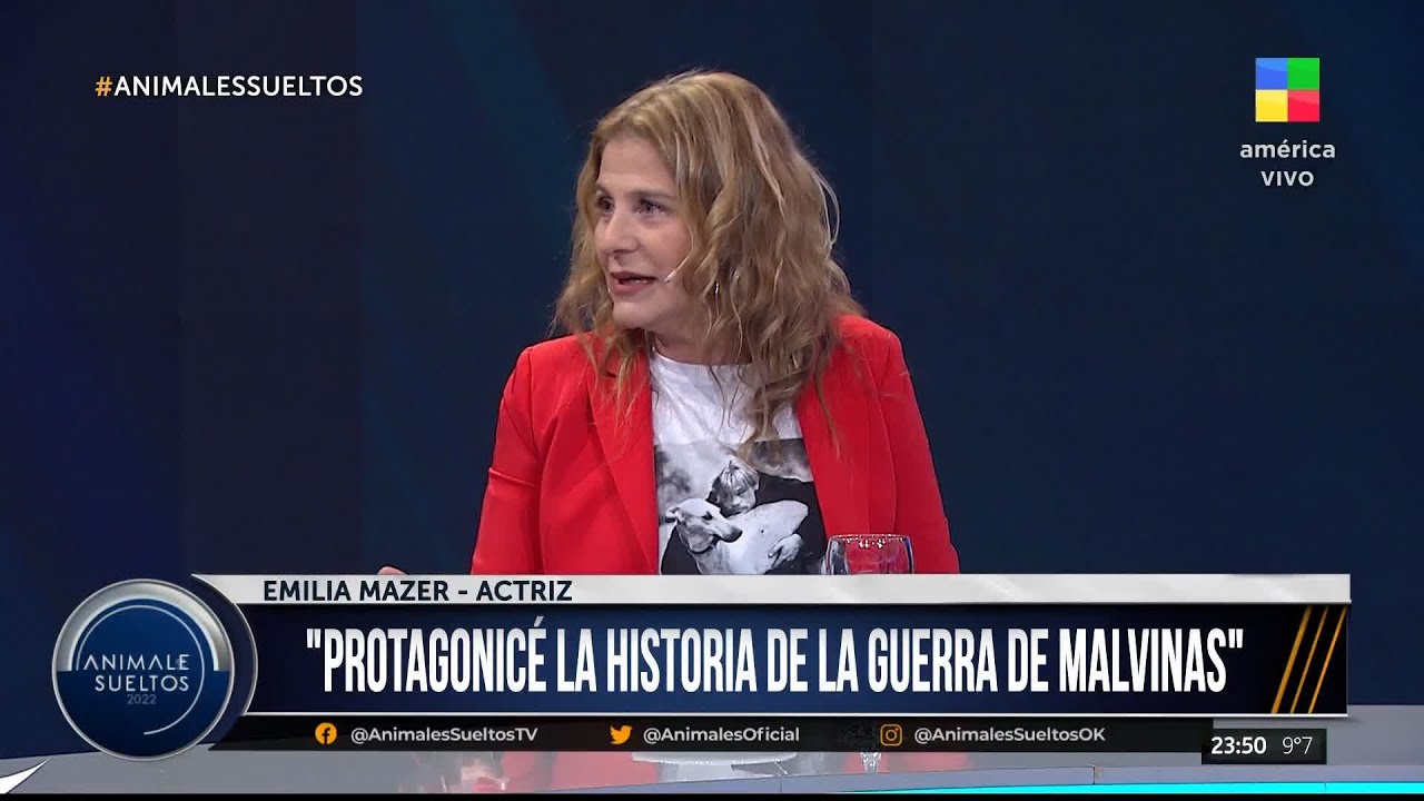 📺 Emilia Mazer sobre su papel en la película sobre la Guerra de Malvinas