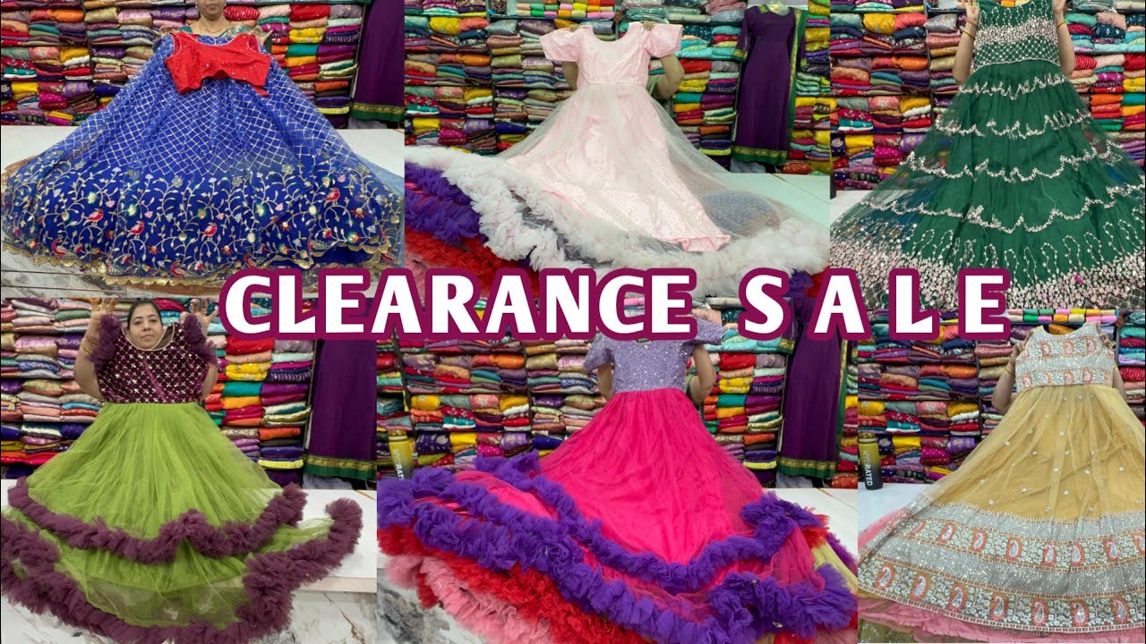 CLEARANCE SALE on customised dresses and ready to wear dresses