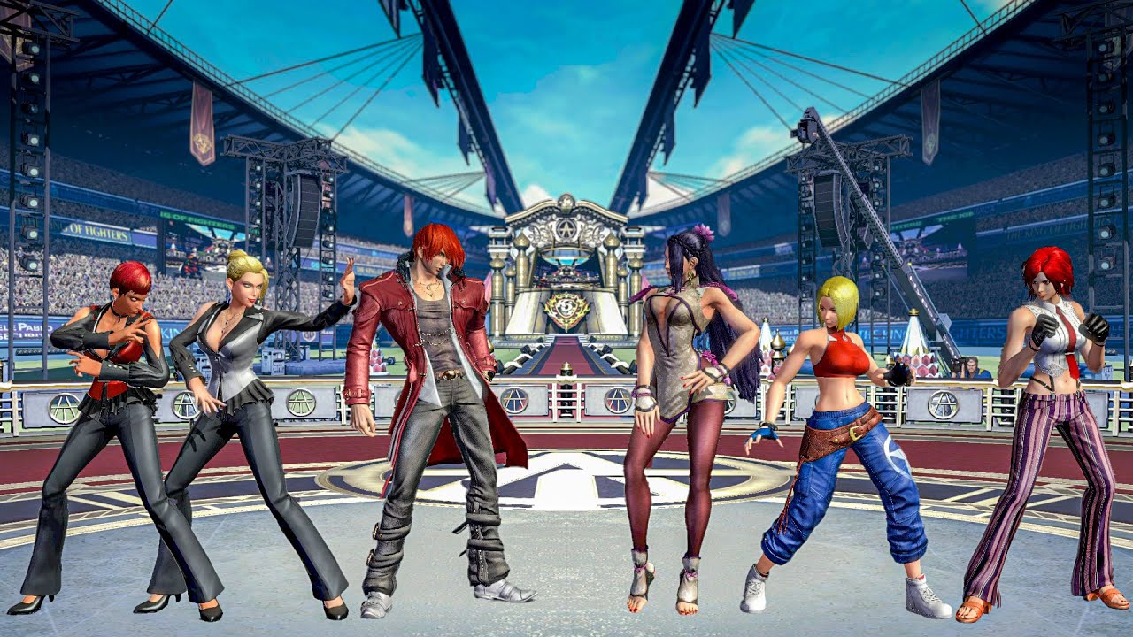 Iori vs Luong Team Battle - KOF XIV
