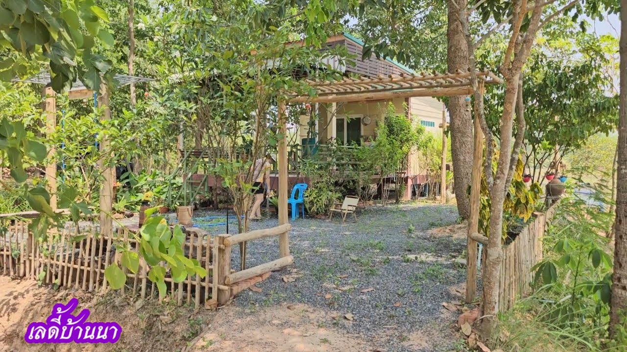 บ้านสวนพอเพียง​ ทำไว้ให้ลูกหลาน​ อยู่อย่างมีความสุข​ และร่มรื่นแทบไม่ต้องเปิดแอร์​