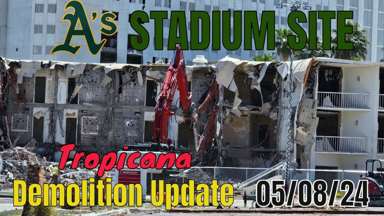 Watch The Exciting Demolition Of The Las Vegas A's Tropicana Site - May 8th, 2024!