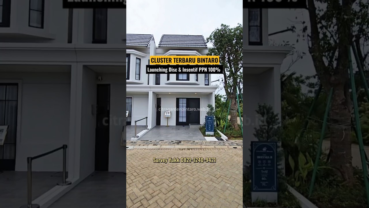 Citra Garden Bintaro Breynia Type starts at 1.5M
