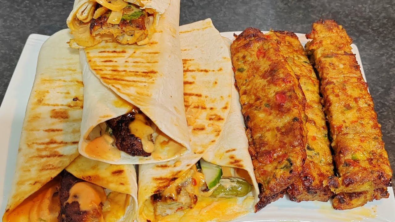 Grilled chicken kebab in airfryer recipe by eat with Rehan 