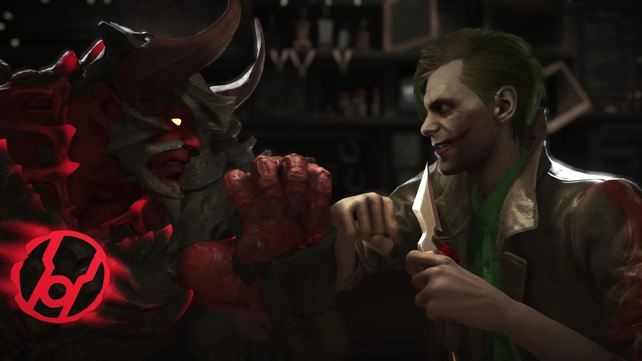 Injustice 2 : Atrocitus Vs Joker - All Intro/Outros, Clash Dialogues, Super Moves