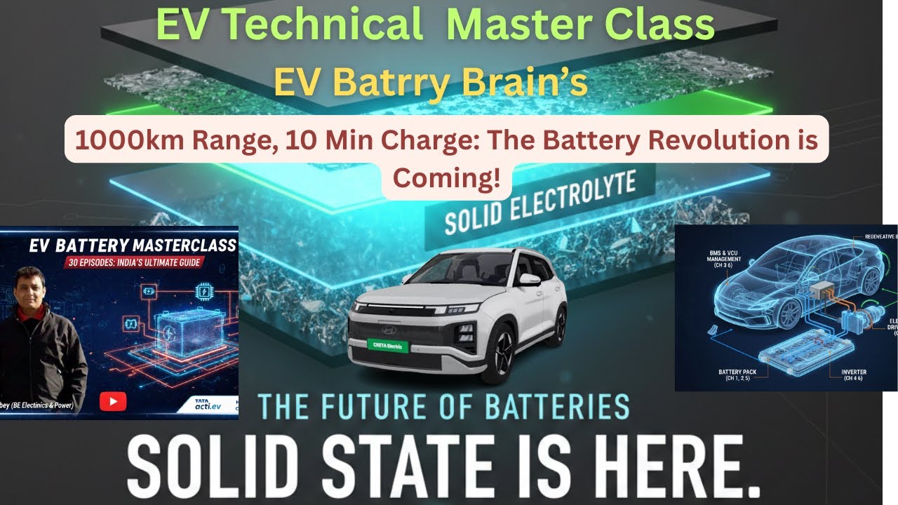 10 Mins Charging & 1000 km are Finally Real(Solid State 2026)@ROADRECHARGE #evindia #electricvehicle