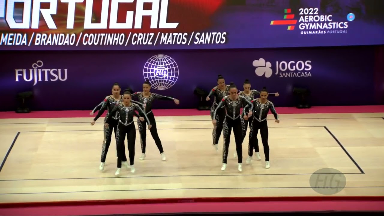 Portugal (POR) - 2022 Aerobic Worlds, Guimaraes (POR) - Aerobic Dance Qualifications
