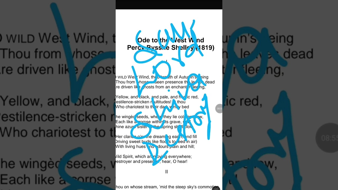 #Ode to the west wind #ENGLISH#DDU UNIVERSITY #Private Student 