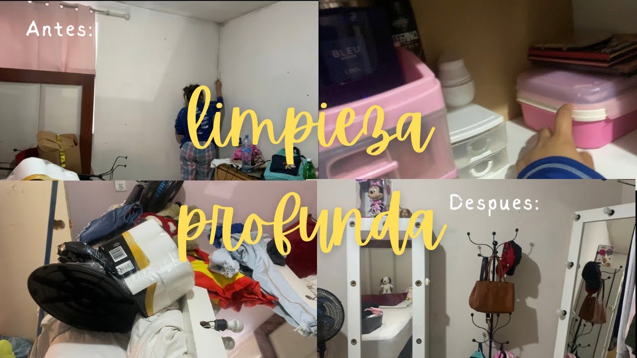 Limpieza Extrema a mi Cuarto🧹🧺*tarde un día*