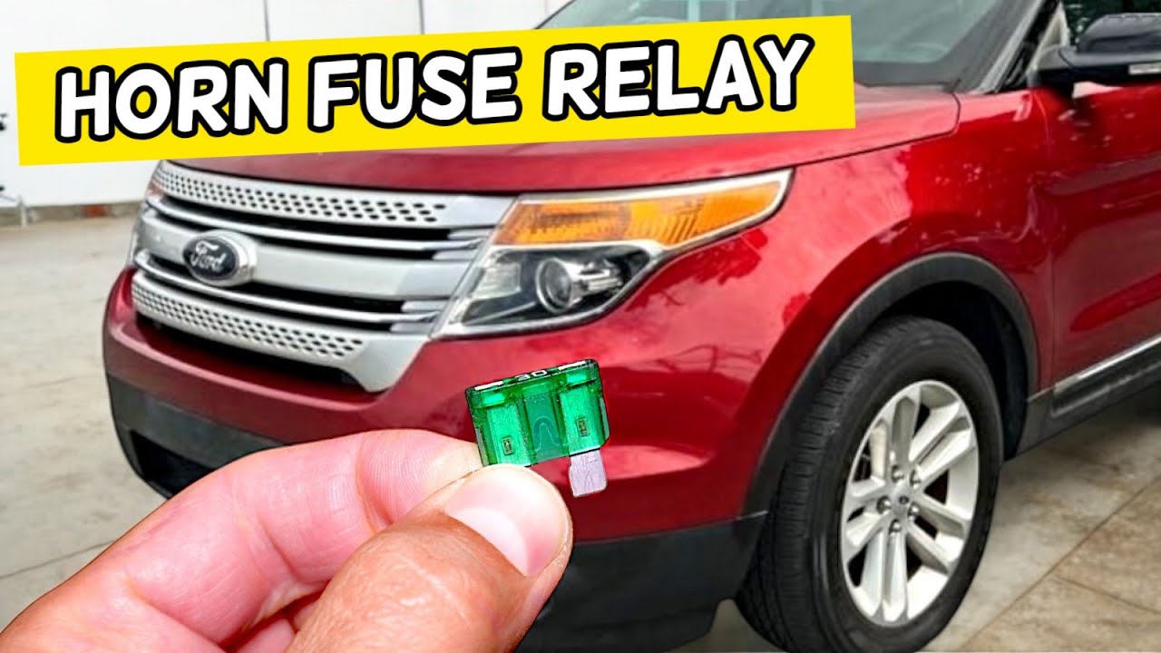 Ford Explorer Horn Fuse Relay Location Replacement 2011 2012 2013 2014 2015