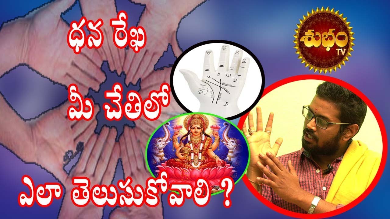Palmistry In Telugu Astrology |Dhana Rekha |Shubham TV