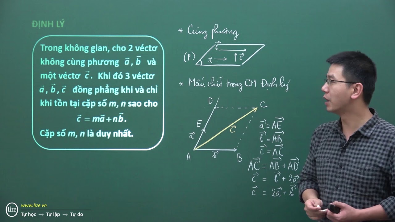 Vectơ trong không gian - Thầy Nguyễn Phụ Hoàng Lân