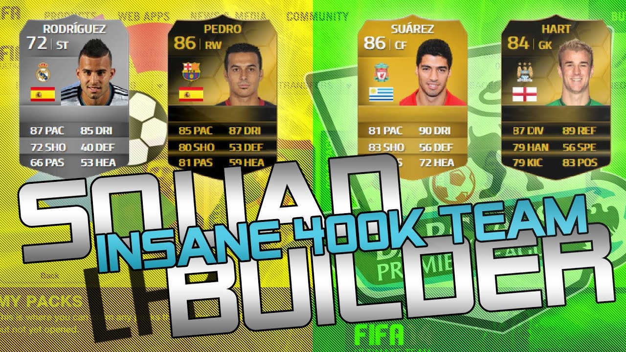 Fifa 14 Unbeatable Overpowered 400k Team Squad Builder