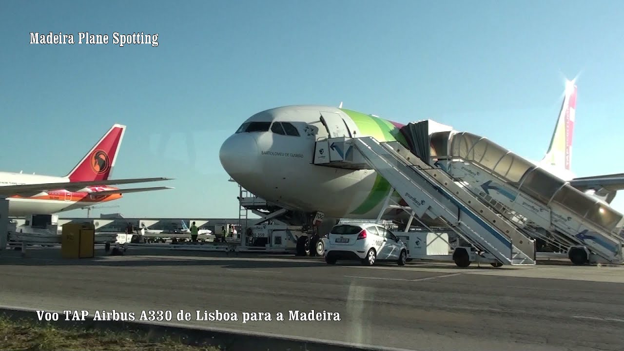 Voo TAP AIR PORTUGAL Airbus A330 de Lisboa para a Madeira Funchal