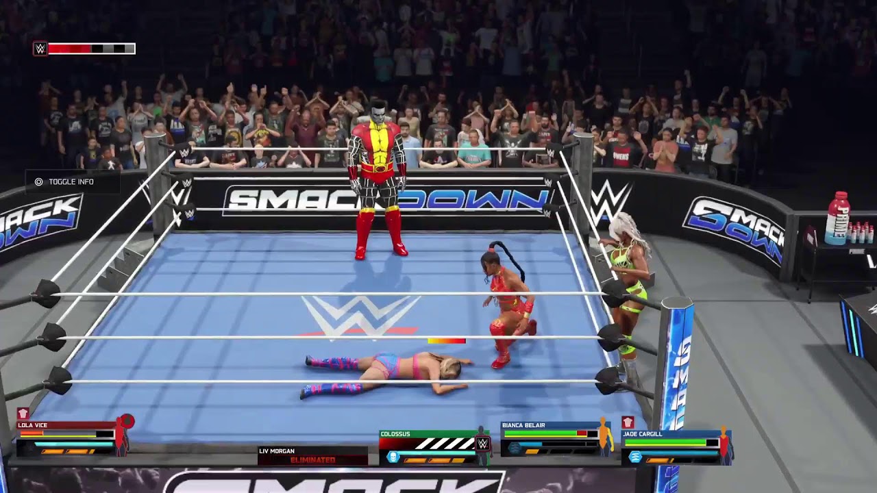 WWE 2K random Tag Team Elimination Match Special Guest Referee