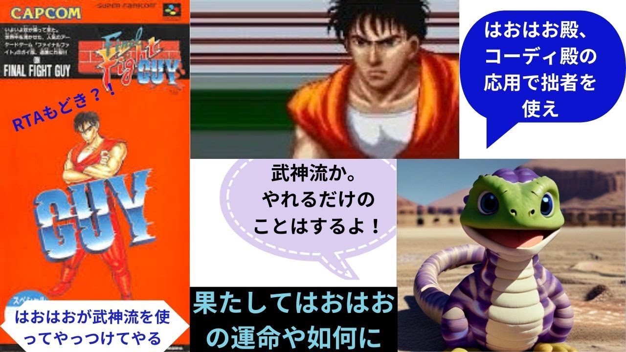 Final Fight 忍者チャレンジ ～カイロス3豪鬼打ち上げ失敗！残念です( ；∀；)～
