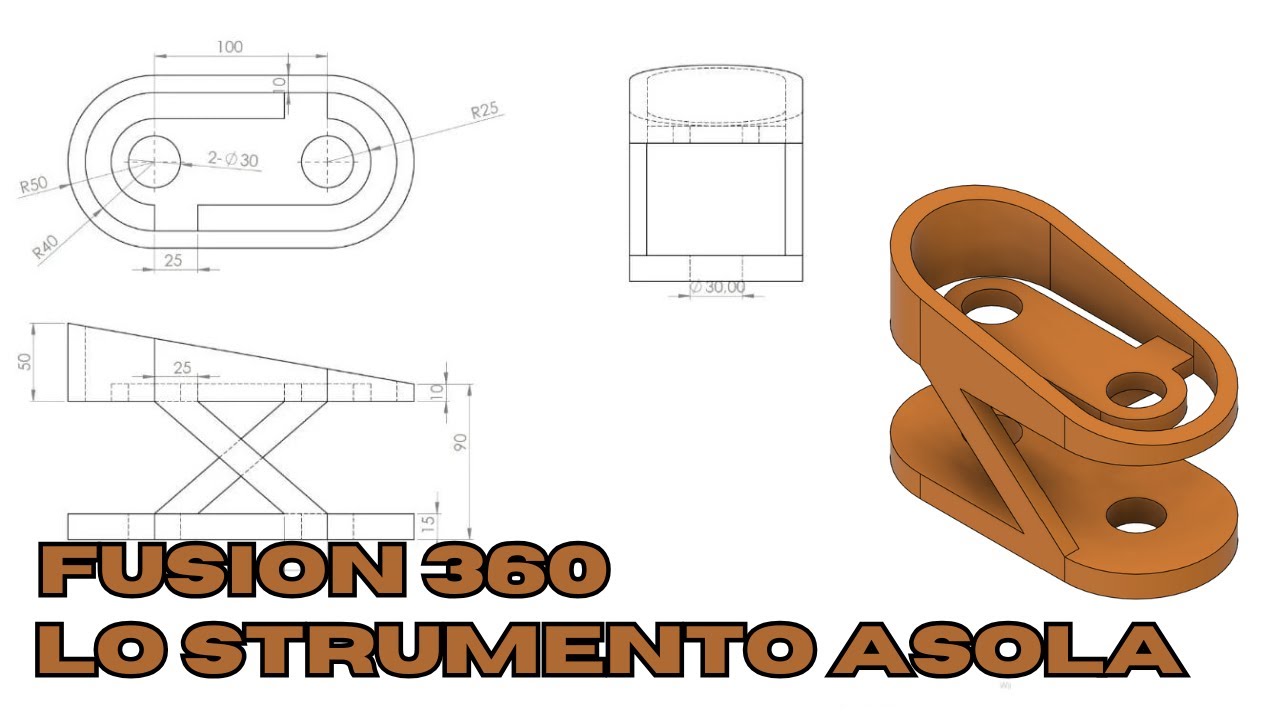 Fusion 360 - Applicazione pratica dello strumento ASOLA