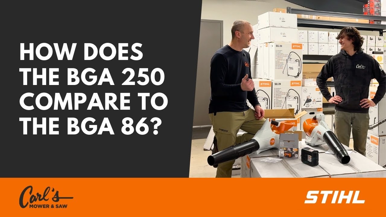 Что нового от STIHL? Распаковываем STIHL BGA 250!