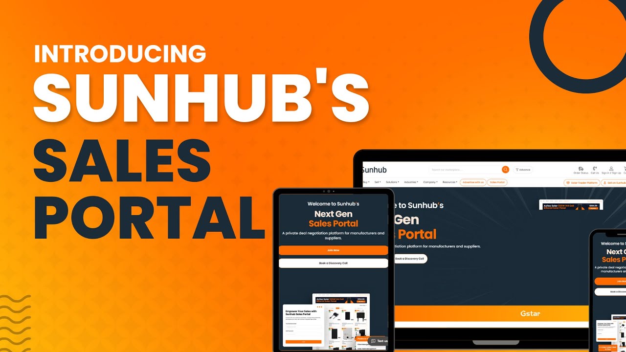 Introducing the Smart Solar Sales Portal &ndash; Sell Faster & Smarter | Sunhub