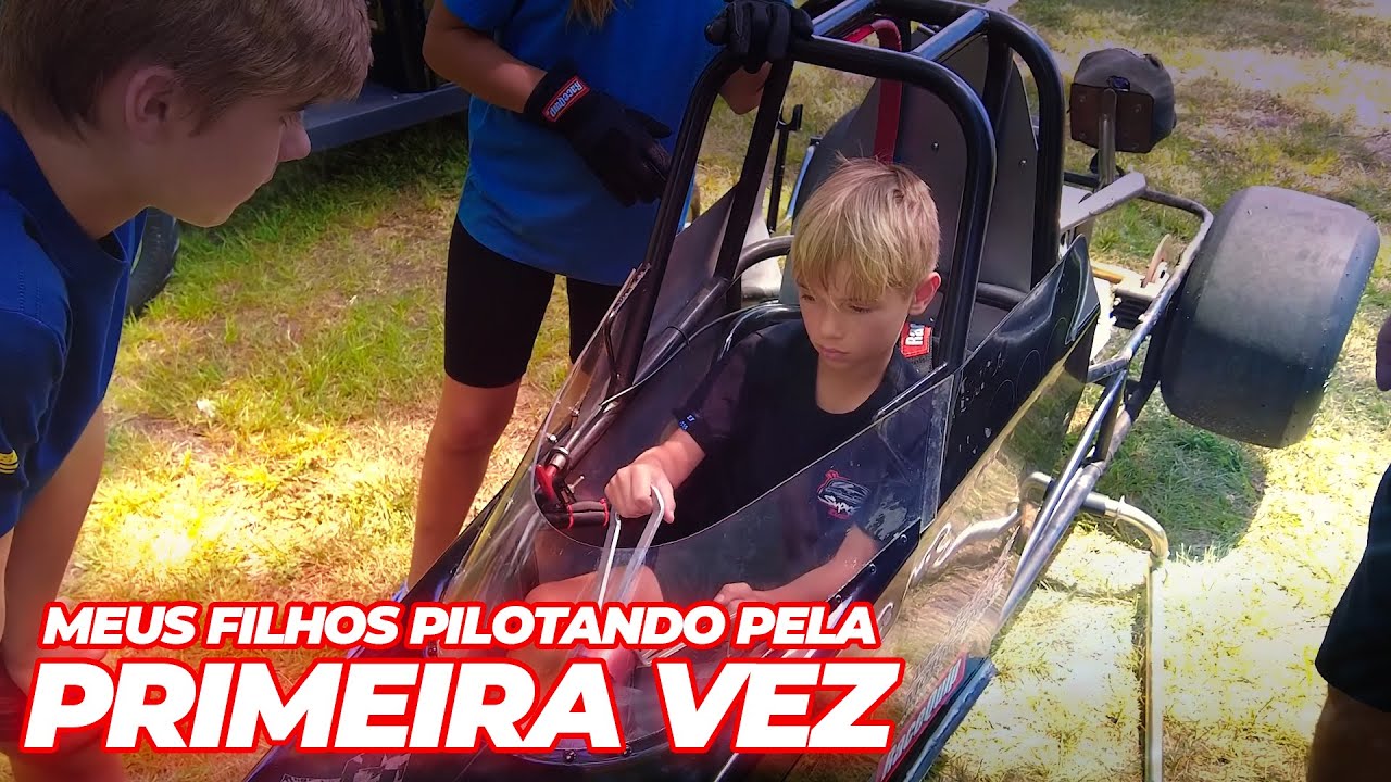 Como é andar de Dragster Jr para crianças nos EUA!