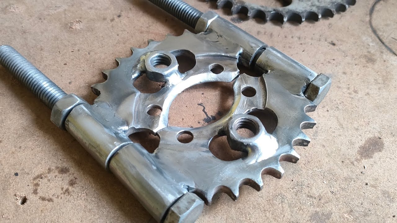 kreatif Tukang membuat ide gila dari gear motor bekas!!