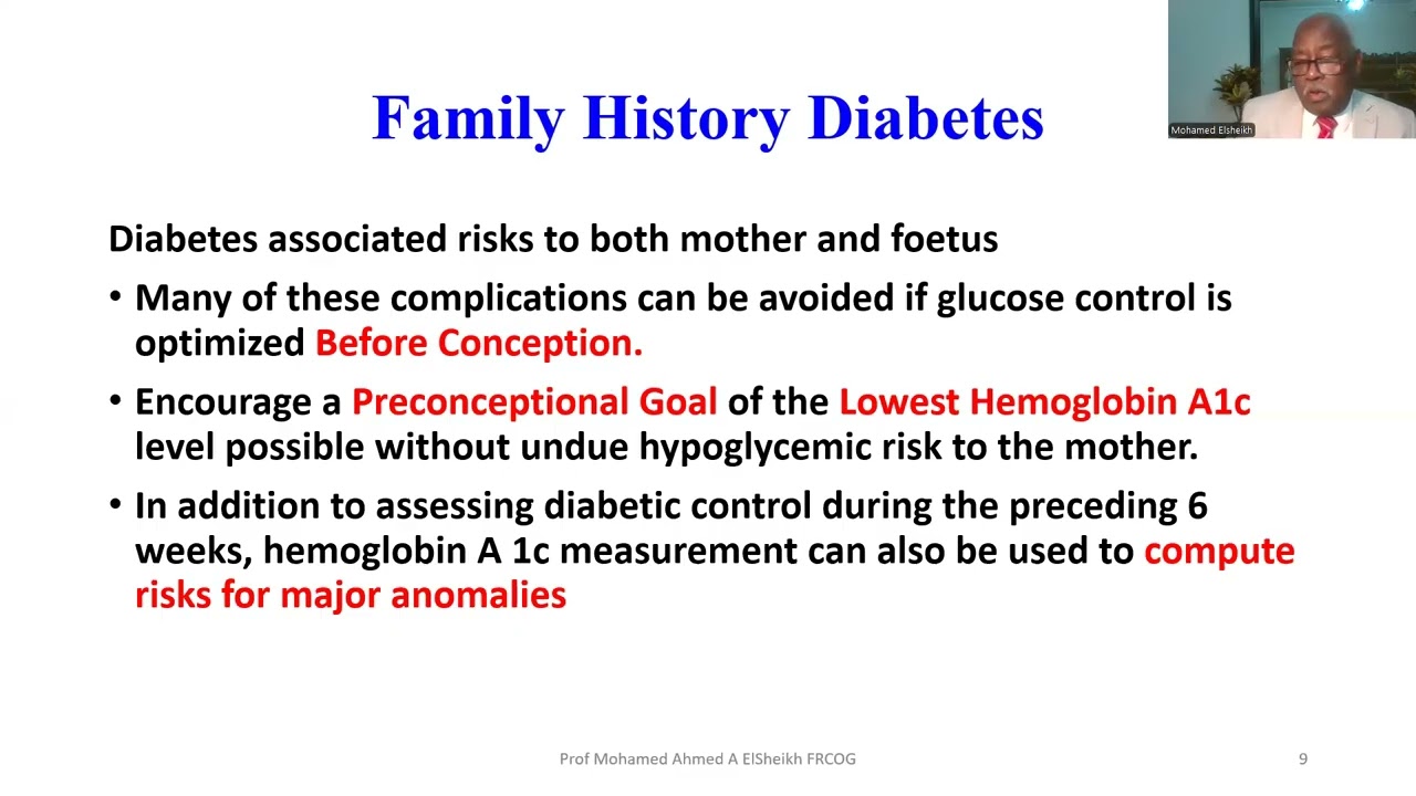 Preconception and Antenatal Care Part 1 Video