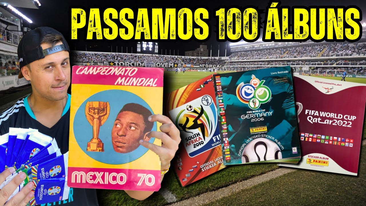 PASSAMOS DE 100 ÁLBUNS!!! QUANTOS ÁLBUNS COMPLETOS TENHO NA COLEÇÃO?