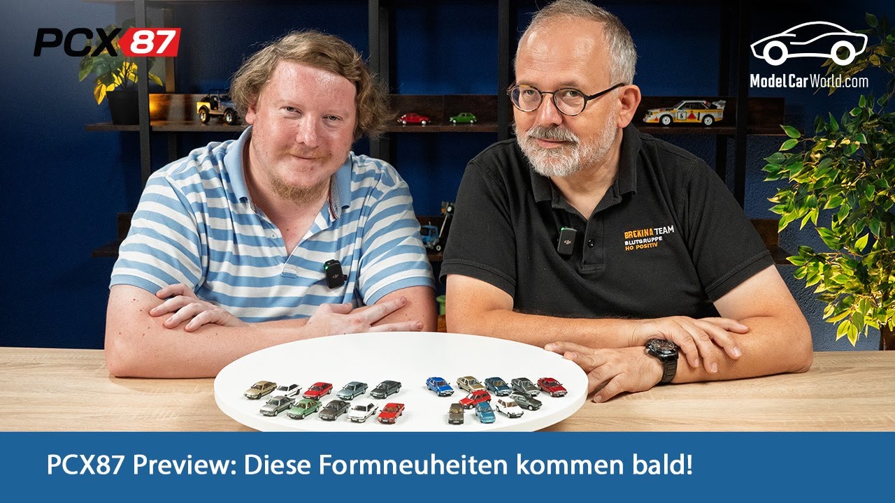 PCX87-Formneuheiten enth&uuml;llt: Peugeot 505, Mazda 626 & mehr in 1:87!