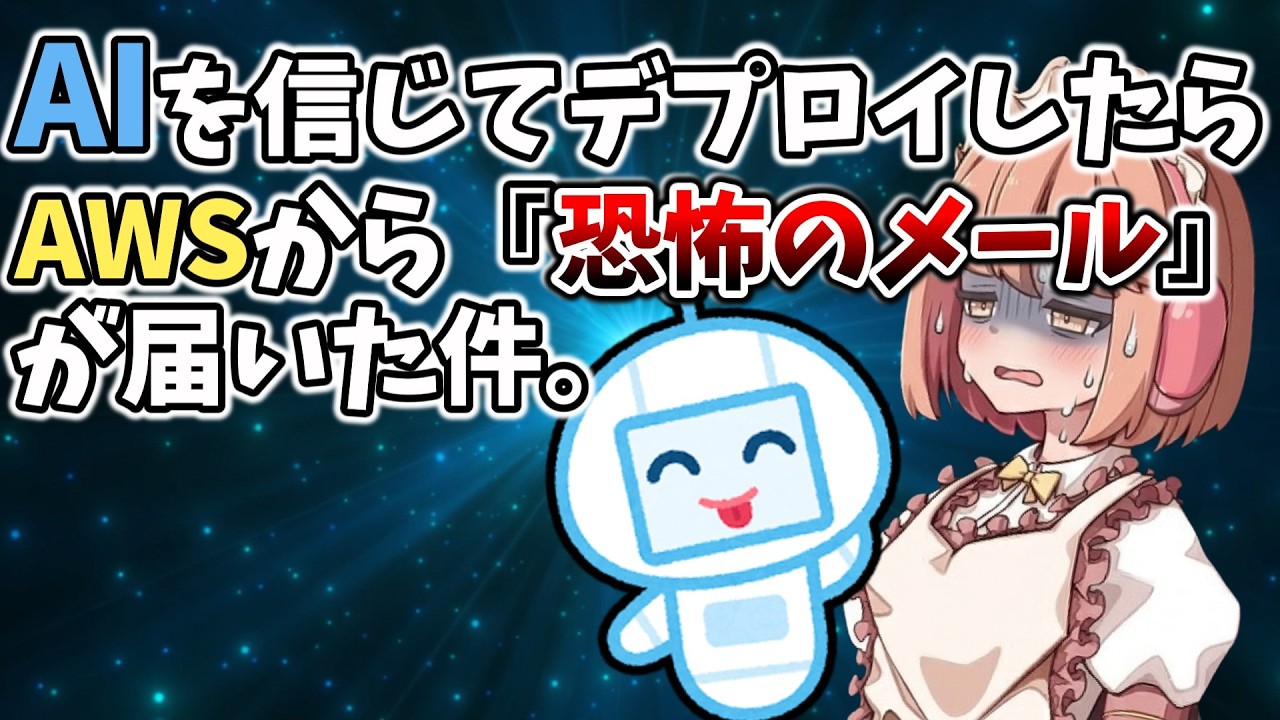 【伝説的失敗】AIを信じてデプロイしたらAWSから『恐怖のメール』が届いた件
