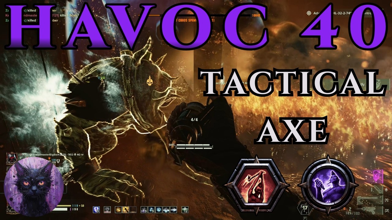 Hive Scum - Tactical Axe Mk VII & Needle Pistol | Havoc 40 | Refinery Delta | Darktide