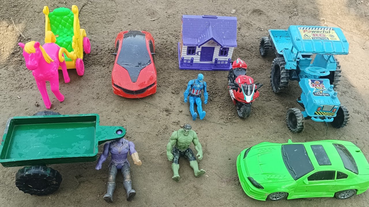 हमारे Hulk भाई की घोड़ा Gadi एक तालाब में फंस गई || Thanos भाई अपने tractor से मिटटी लोड करने आये