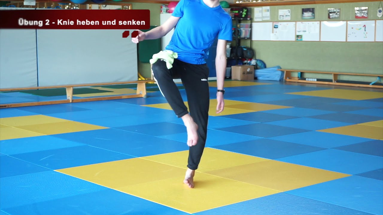 Fußbalance Übungen mit Niklas